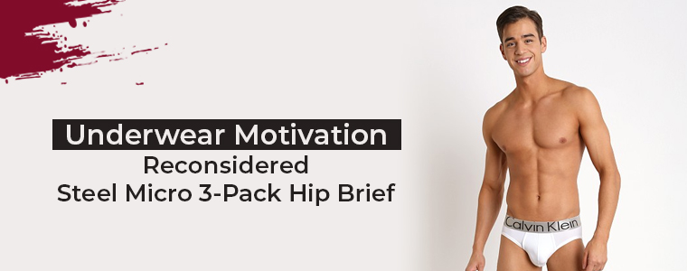 Underwear Motivation: Reconsidered Steel Micro 3-Pack Hip Brief